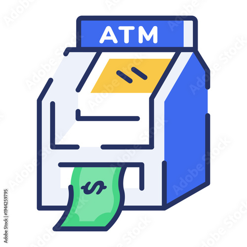 A flat icon showing time value