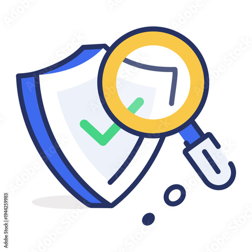 Flat icon depicting marketing campaign promotion