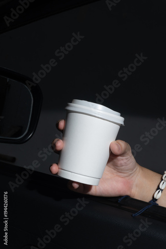 Night Drive Caffeine Companion with Blank Cup