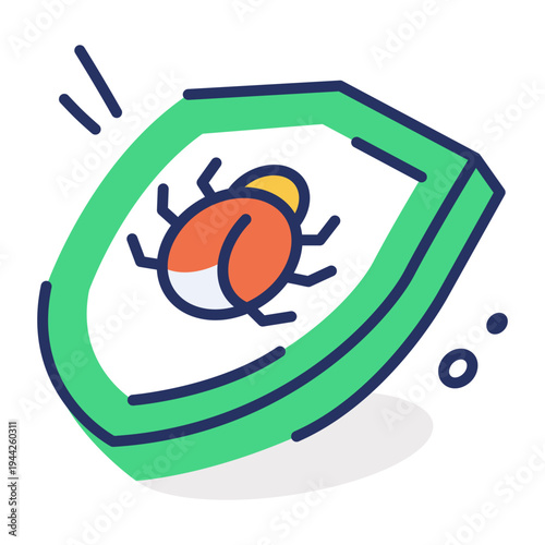 Flat style icon depicting advertisement promotion