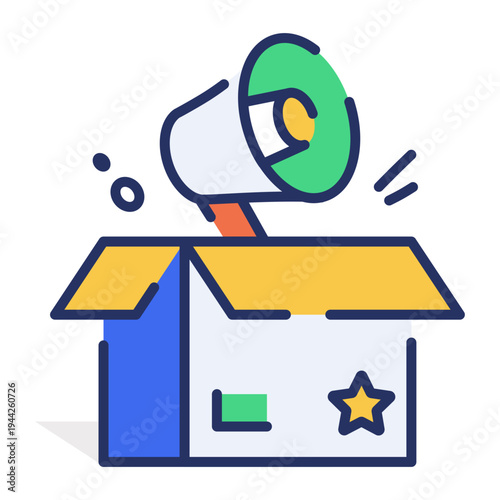 Flat icon depicting dashboard analytics interface