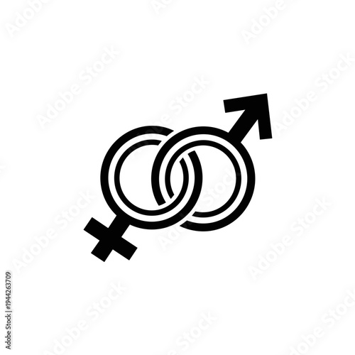 Gender symbols representing sexual orientation and gender identity  
