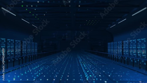 abstract blue background loop