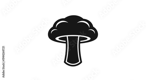 mushrooms on a white background