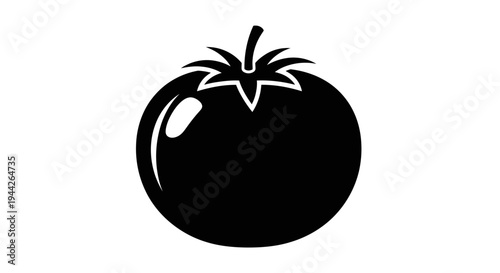 vector illustration of a tomato