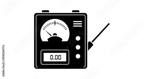 vector illustration of a police car