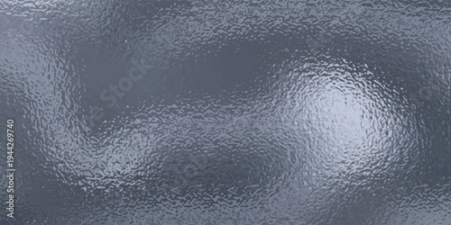 Silver metal effect foil. Silver texture. Gradient background. Metal surface print. Glitter backdrop. Silver plate. Shine design invitation, wedding greeting, cards, prints. Vector illustration