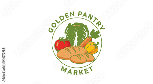 Golden Pantry Market logo graphic.