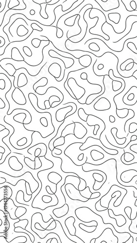 Topographic Map Pattern Lines Design Element.