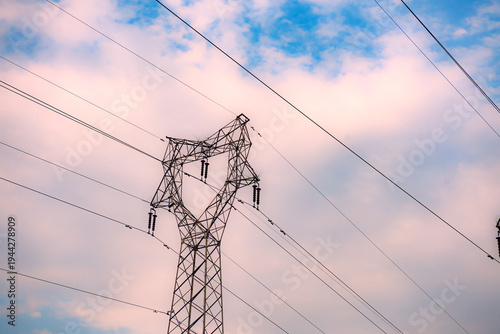 Industrial Texture: The Structural Beauty of High-Voltage Transmission Towers