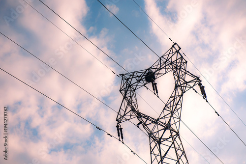 Industrial Texture: The Structural Beauty of High-Voltage Transmission Towers