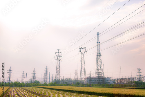 Industrial Texture: The Structural Beauty of High-Voltage Transmission Towers