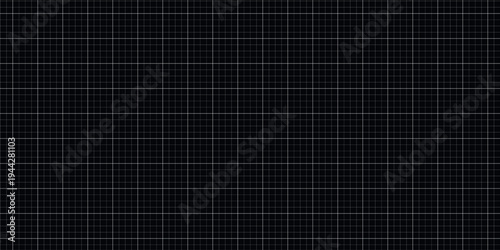 Grid black paper with lines. Square graph background. Architect project texture. School math sheet. Notebook pattern.  seamless pattern