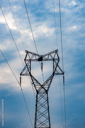 Industrial Texture: The Structural Beauty of High-Voltage Transmission Towers