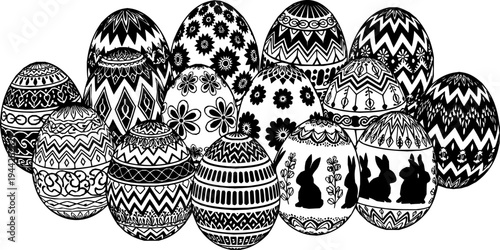 Decorated Easter Eggs, Holiday Theme