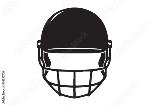 cricket helmet logo silhouette vector, batsman helmet logo silhouette vector illustration, safety helmet logo silhouette, sports protection equipment helmet logo silhouette design on white background
