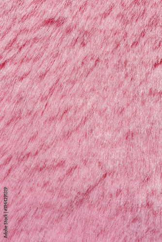 Pink faux fur texture background