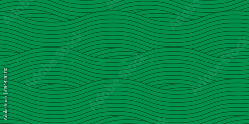 farm green banner, organic abstract background with fields. wavy green lines, natural organic products. ecology background. striped farmer green Pattern