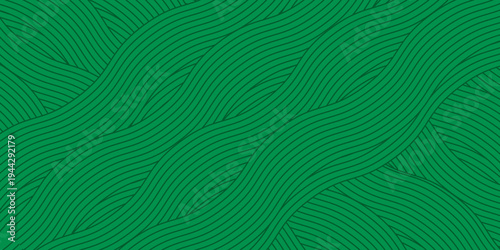 farm green banner, organic abstract background with fields. wavy green lines, natural organic products. ecology background. striped farmer green Pattern