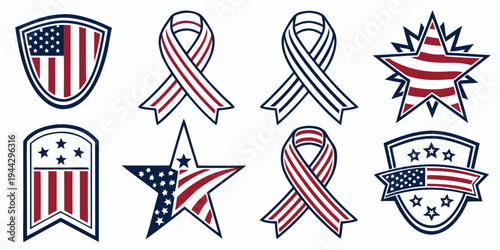 A collection of awareness ribbons and symbols representing various causes and support