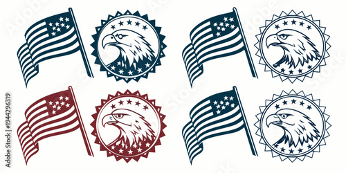 A collection of vintage stamps from various countries and time periods.