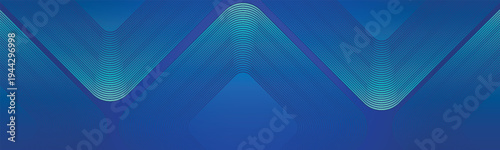 Modern blue abstract wide banner background with square shape. Minimalist geometric design. Space for your text. Suit for presentation  business  corporate  cover  header  website eps 10