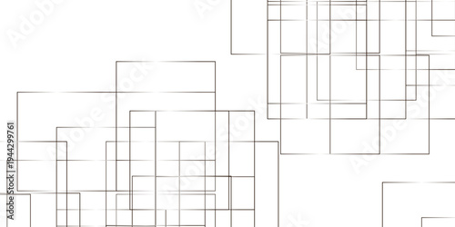 Vector for presentation. Abstract White line pattern texture.  Modern minimal and clean white background with realistic line. seamless random chaotic digital line business concept.