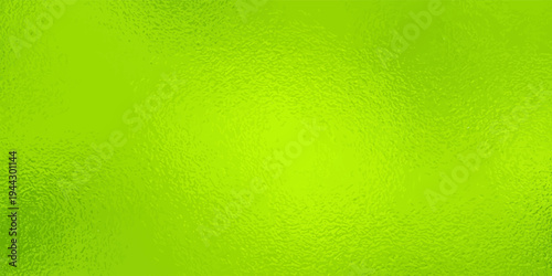 Soft Yellow green shiny Foil Texture Background with Glass Effect or sea green glass texture. bright lime green frosted foil texture with a glass-like diffusion effect. The surface has a subtle