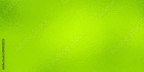Soft Yellow green shiny Foil Texture Background with Glass Effect or sea green glass texture. bright lime green frosted foil texture with a glass-like diffusion effect. The surface has a subtle