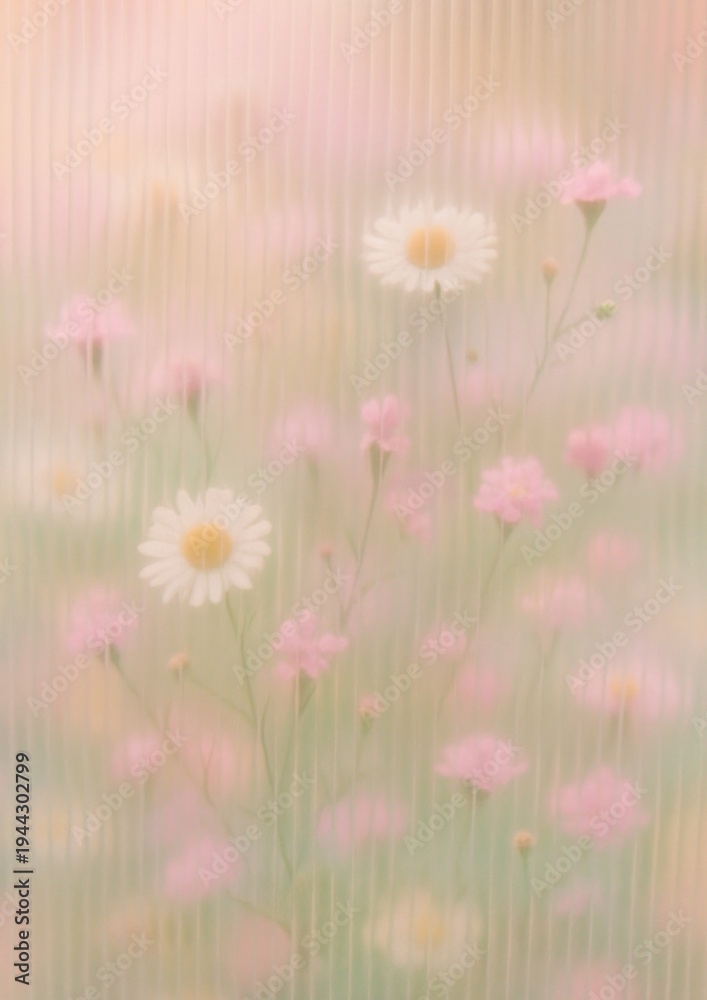 Fototapeta premium Soft floral pastel elegance