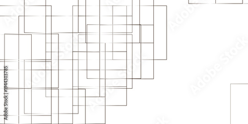 Vector for presentation. Abstract White line pattern texture.  Modern minimal and clean white background with realistic line. seamless random chaotic digital line business concept.