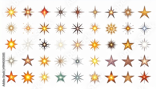 Celestial stars and crescent moon motifs evoking wonder, harmony, and cosmic beauty