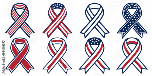 A collection of awareness ribbons representing various causes and support