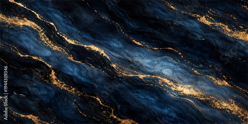 An abstract nature surface blending old paper and sand textures with a dark blue stormy sea wave crashing against a white stone wall under a green sky