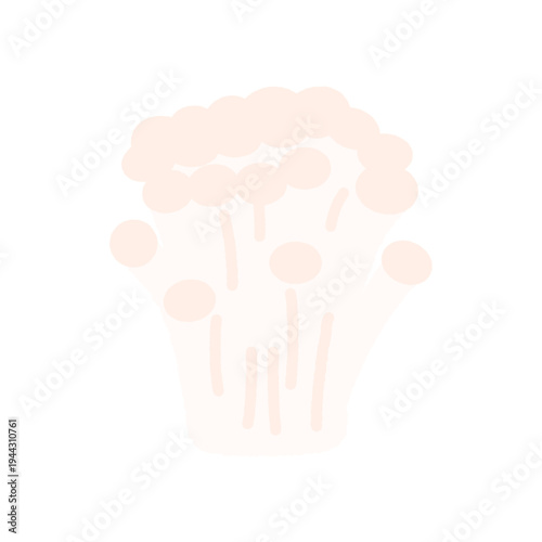 手書き風のアイコン　エノキダケ