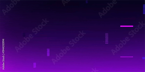 Abstract neon lines on a deep purple gradient background, forming an intriguing and modern digital design, evokes a sense of futuristic and sleek aesthetic.