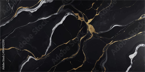 Abstract dark background with smoke features a powerful electric lightning bolt striking through a stormy night sky during a blue nature thunderstorm illustration