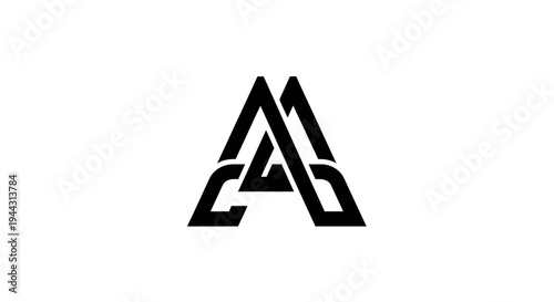 Free Download Black Letter A Logo Design. - GFXLoad