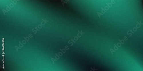 Blue teal and green abstract grainy gradient background, with noise texture effect for summer poster backdrop wide banner design