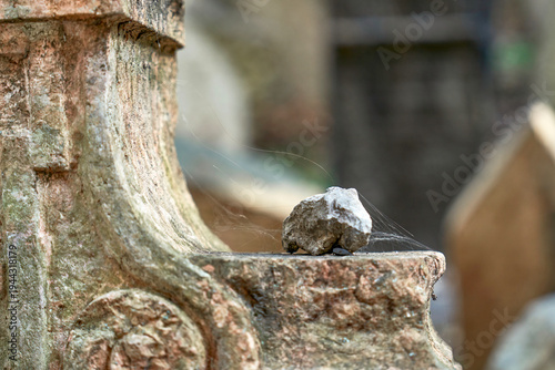 Visiting old Jewish cemetery in Prague, Czech Republic