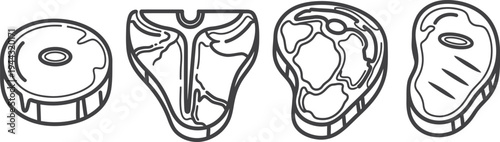 A black tribal tattoo style vector illustration of a silver metal chain and silver rings forming a silhouette of a dragon and snake ornament pattern