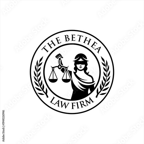 The Bethea Law Firm Logo Symbolizing Justice and Law.