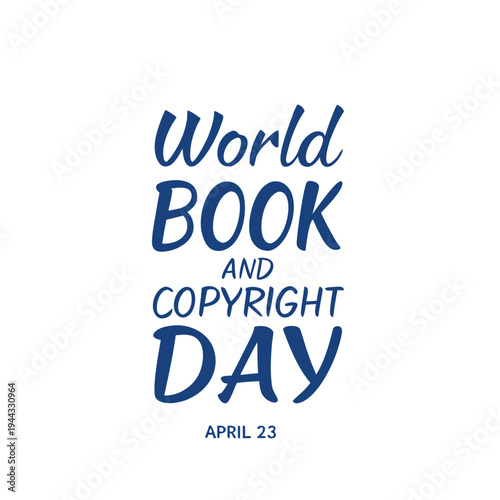 world day, world book and copyright day