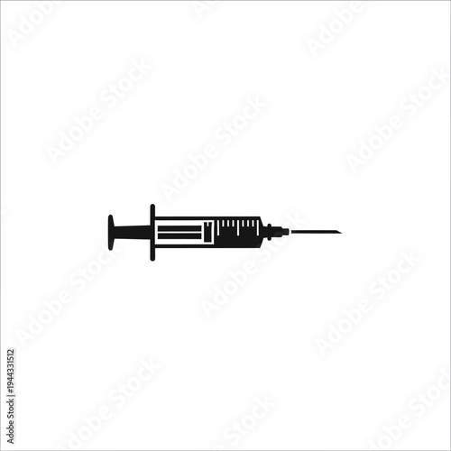 Medical Syringe with Needle Instrument.