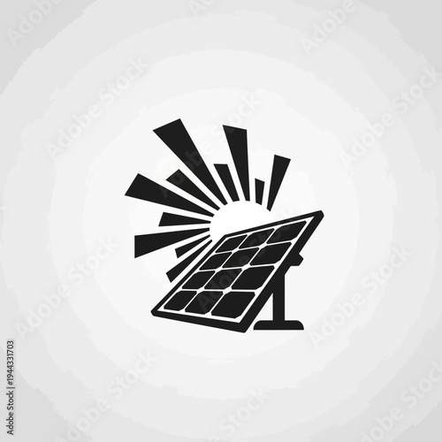 Solar panel renewable energy technology.