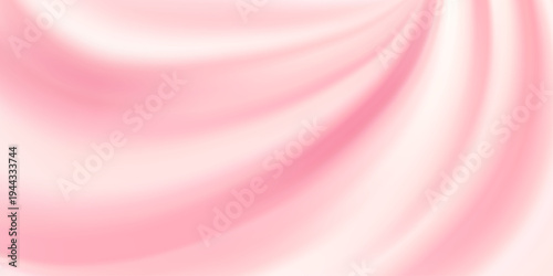 Creamy pink background with smooth ripples and glossy frosting drips.