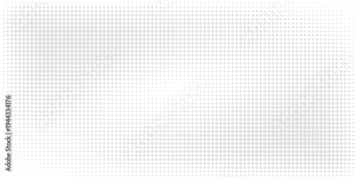 Halftone gradient. Dotted gradient, smooth dots spraying and halftones dot background seamless horizontal geometric pattern vector template set. unique dots modern circles