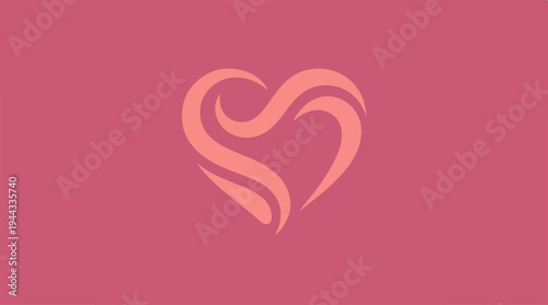 Elegant Heart Symbol - A Symbol of Love and Affection.