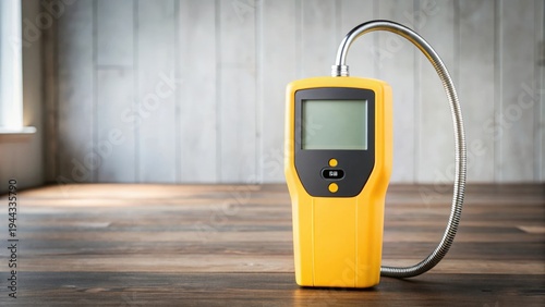 Yellow Handheld Gas Leak Detector Device
