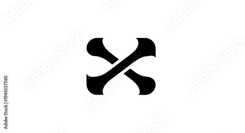 Black Cross Symbol Icon Sign.